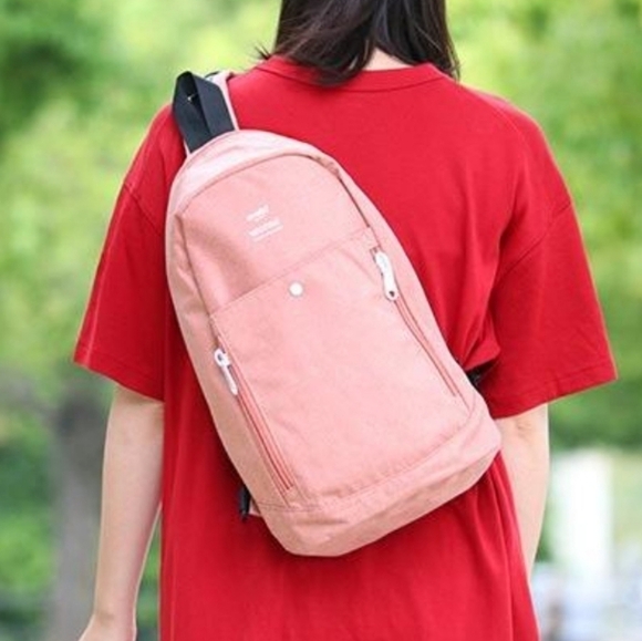 Anello One Shoulder Backpack Pink
